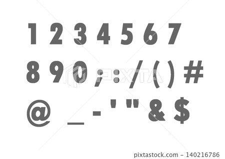 字母 5 數字 灰色 字母 5 數字 灰色 140216786