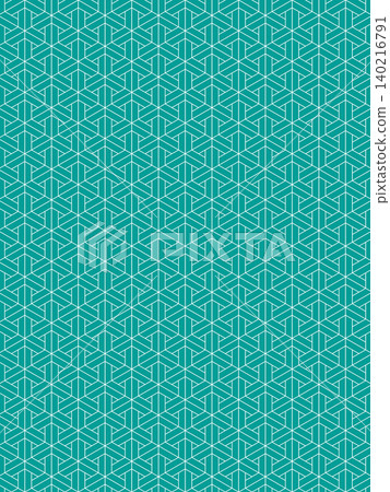 Blue-green background with Bishamonten swords linked together. Blue-green background with Bishamonten swords linked together. 140216791