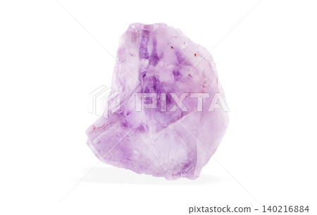 Natural amethyst crystal cluster with purple gemstone formations, isolated on white background. Natural amethyst crystal cluster with purple gemstone formations, isolated on white background. 140216884