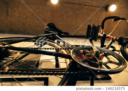 Vintage Road Bicycle Mounted on Wall Gallery with Framed Artwork Vintage Road Bicycle Mounted on Wall Gallery with Framed Artwork 140218373