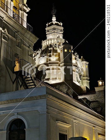 Cordoba, Argentina - April 10, 2026: Historic cathedral in the heart of Cordoba 140218531