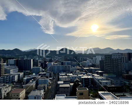 札幌市中央區的街景 札幌市中央區的街景 140218896