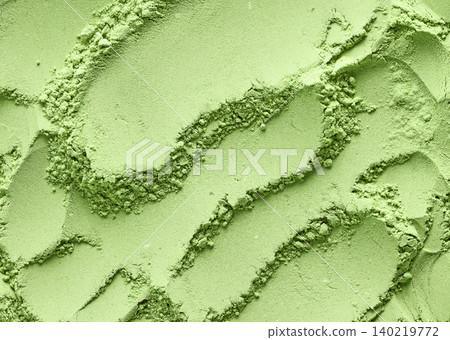 Matcha Green Tea Powder Background Texture. Top View Matcha Green Tea Powder Background Texture. Top View 140219772