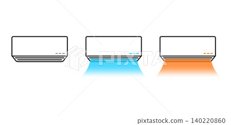 Air conditioner that blows out both cool and warm air. Air conditioner that blows out both cool and warm air. 140220860