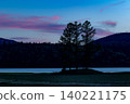 Dusk and the Three Larch Trees Dusk and the Three Larch Trees 140221175