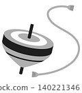 日式新年賀卡圖示插圖(單色) 日式新年賀卡圖示插圖(單色) 140221346