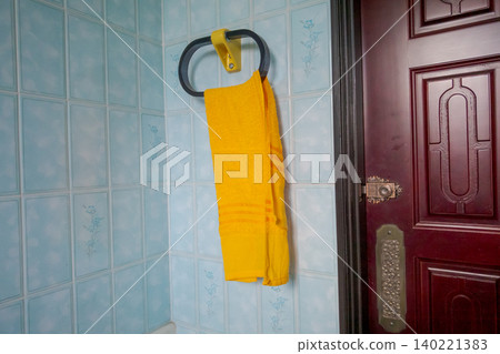 restroom, towel, towels 140221383