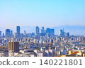 愛知縣名古屋市名古屋站週邊摩天大樓的景色 140221801