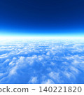 A breathtaking backdrop of blue sky and horizon stretching above a sea of clouds. A breathtaking backdrop of blue sky and horizon stretching above a sea of clouds. 140221820
