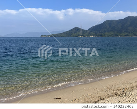 奧久野島的沙灘，又稱兔子島 140222402