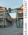 The blue torii gate of Enoshima 140222467