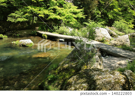 Uchikocho愛媛縣Odagariyama山谷的風景 Uchikocho愛媛縣Odagariyama山谷的風景 140222803