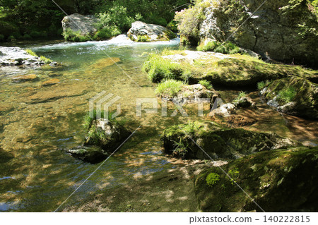 Scenery of the Odagariyama Valley in Uchikocho Ehime Prefecture 140222815