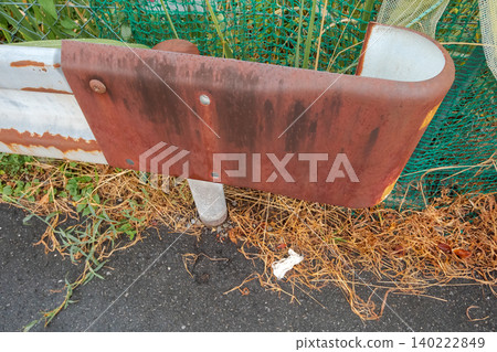 Rust on the guardrail Rust on the guardrail 140222849
