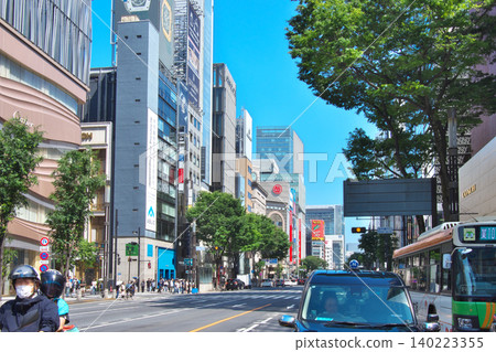 The bustling streets of Ginza in spring (Harumi Street) - Urban Landscape (May 2026) The bustling streets of Ginza in spring (Harumi Street) - Urban Landscape (May 2026) 140223355