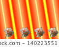 Red curtains and pink background Red curtains and pink background 140223551