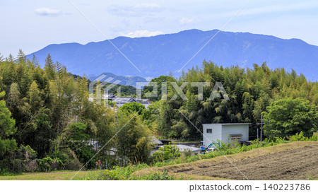 2026年5月11日,從飛鳥村阿部山眺望金剛山和高瀨山。 2026年5月11日,從飛鳥村阿部山眺望金剛山和高瀨山。 140223786