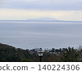 A distant view of Oshima Island from Shonan-daira 140224306