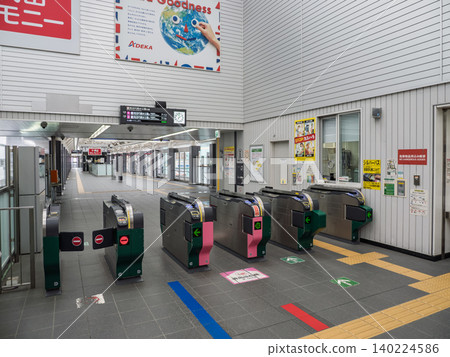 日暮里站日暮裡線自動檢票閘機 日暮里站日暮裡線自動檢票閘機 140224586