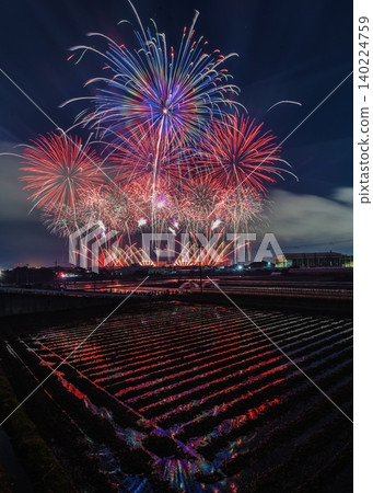 2026年京都藝術煙火:稻田倒影 - 紅藍星雷 2026年京都藝術煙火:稻田倒影 - 紅藍星雷 140224759