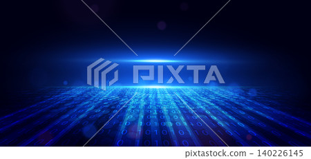 Futuristic Digital Sphere with Neon Light Trails and Data Grid Technology Background. Futuristic Digital Sphere with Neon Light Trails and Data Grid Technology Background. 140226145