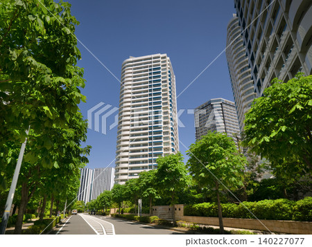 神奈川縣橫濱港未來地區的高層公寓大樓 神奈川縣橫濱港未來地區的高層公寓大樓 140227077