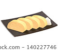 Rolled omelet topped with grated daikon radish 140227746