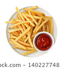 Ketchup and french fries 140227748