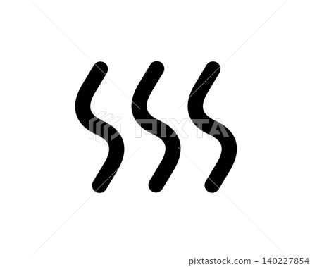 Simple steam icon Simple steam icon 140227854