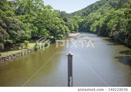Isuzu River in Ise Jingu and Naiku Isuzu River in Ise Jingu and Naiku 140228036