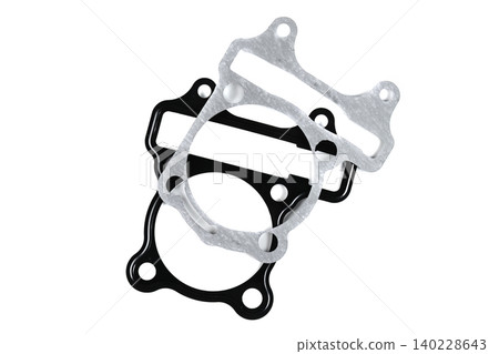 Motorcycle engine cylinder head gasket with base gasket overhaul replacement set. Motorcycle engine cylinder head gasket with base gasket overhaul replacement set. 140228643