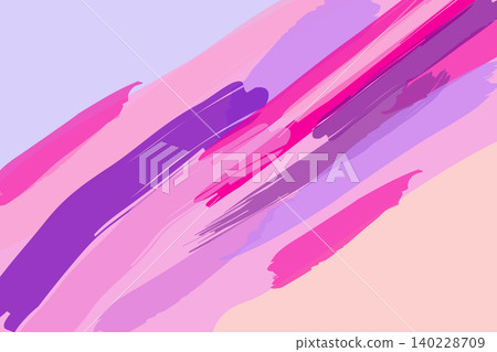 Abstract Pink and Purple Brush Stroke Background with Vibrant Magenta and Lavender Paint Textures 140228709