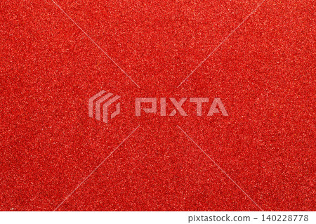 Sparkling red glitter texture background with shimmer effect for festive celebration 140228778