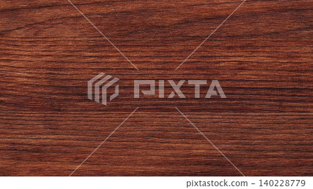 Natural mahogany wood grain texture with rich brown horizontal pattern surface 140228779