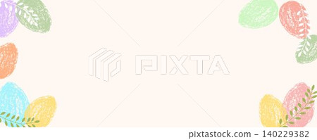 Easter background with colorful eggs. Pastel textured design for spring and holiday decorations. Easter background with colorful eggs. Pastel textured design for spring and holiday decorations. 140229382