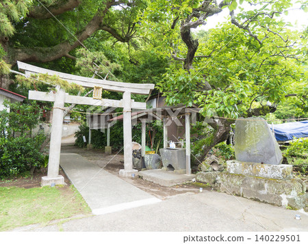 白須神社,四周綠樹環繞 白須神社,四周綠樹環繞 140229501