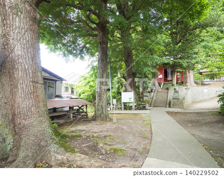 白須神社,四周綠樹環繞 白須神社,四周綠樹環繞 140229502