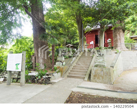 白須神社,四周綠樹環繞 白須神社,四周綠樹環繞 140229504