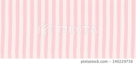 Pastel pink stripes. Simple background. Design element 140229738