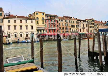 Italy, Venice Old Town, Grand Canal in the San Marco district in the early morning Italy, Venice Old Town, Grand Canal in the San Marco district in the early morning 140230273