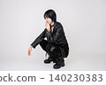 酷炫的龐克風女模特 140230383