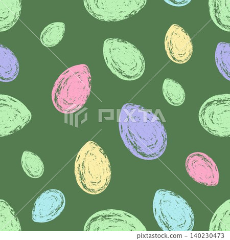 Elegant spring holiday vibes in a soft pastel design with an Easter egg pattern.Seamless pattern with a grunge texture. Minimalist design Elegant spring holiday vibes in a soft pastel design with an Easter egg pattern.Seamless pattern with a grunge texture. Minimalist design 140230473