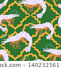 abstract pattern with waves 140232561