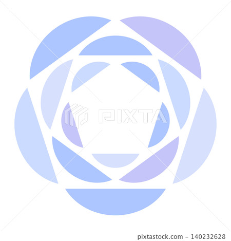 藍色玫瑰圖案圓形相框 3 藍色玫瑰圖案圓形相框 3 140232628