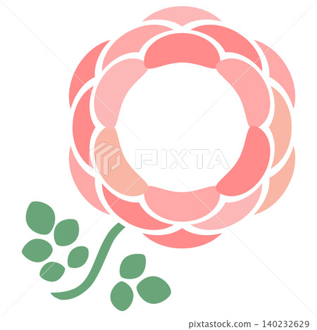 Circular frame with red rose design 1 Circular frame with red rose design 1 140232629