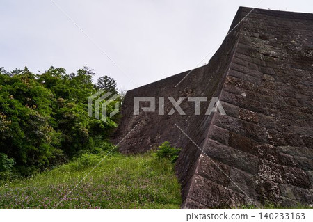 Stone walls of Aoba Castle ruins, Sendai City, Miyagi Prefecture Stone walls of Aoba Castle ruins, Sendai City, Miyagi Prefecture 140233163