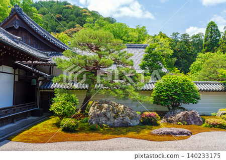 The Hojo Garden of Nanzenji Temple, beautiful with fresh greenery. The Hojo Garden of Nanzenji Temple, beautiful with fresh greenery. 140233175