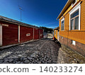 Traditional Old Wooden Finnish Houses in Porvoo, Finland. Traditional Old Wooden Finnish Houses in Porvoo, Finland. 140233274
