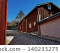 Old Street and Lutheran Cathedral in Porvoo, Finland. Old Street and Lutheran Cathedral in Porvoo, Finland. 140233275