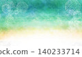 Watercolor background and fireworks frame 140233714